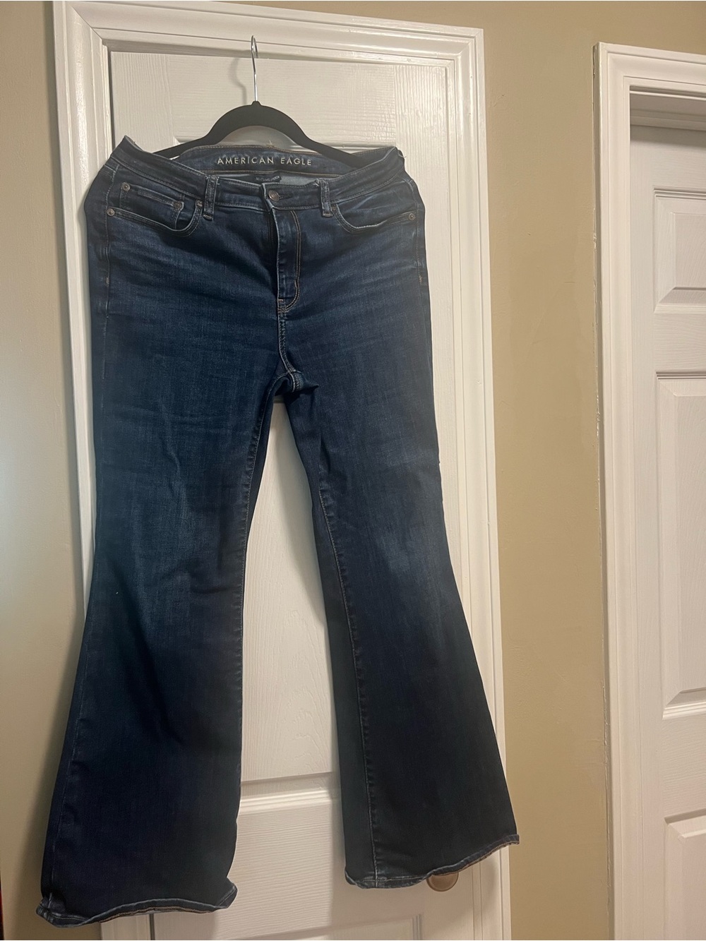 American Eagle Outfitters Dark Indigo Flare Jeans